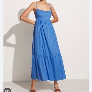 Faithfull the Brand Blue Katya Dress